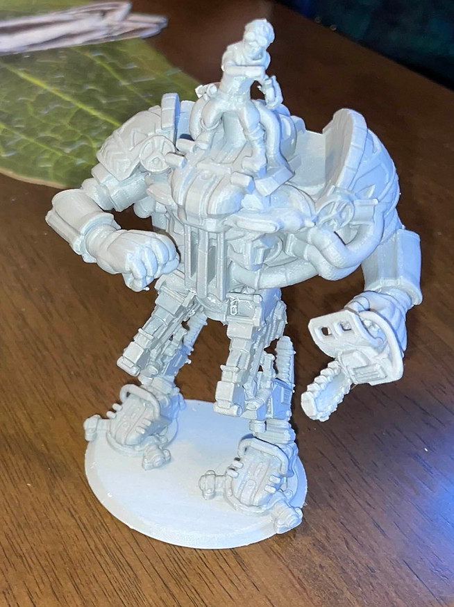 Simon Battle Mech 3D printed