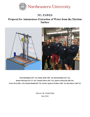 Most Water Extracted award document