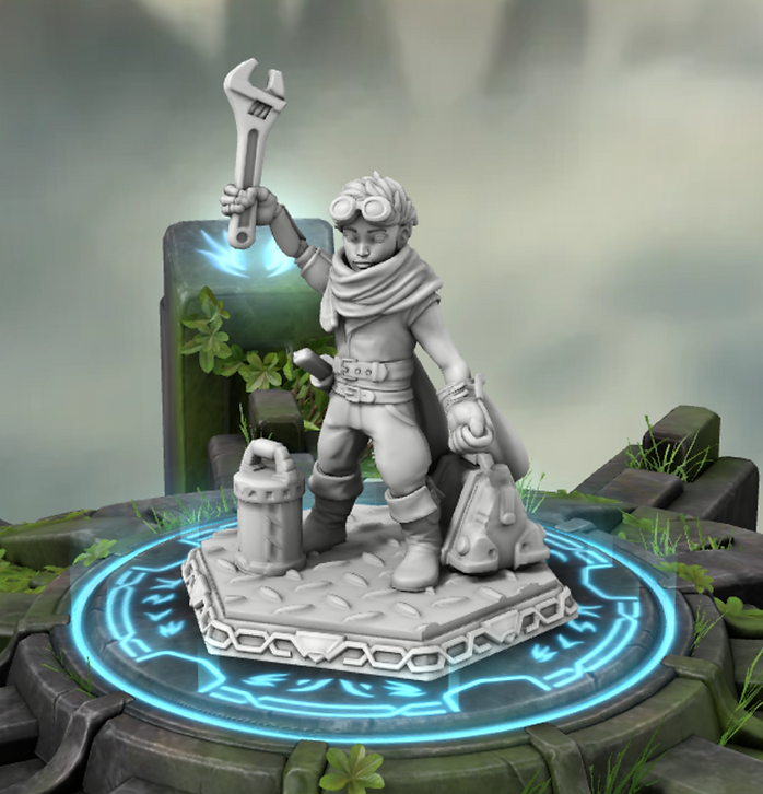 Simon miniature designed in Hero Forge